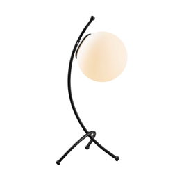 Opviq Yay - 5011 Lámpara de mesa con tapa de cristal negra